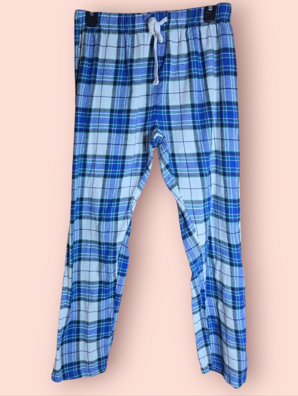 Women's Blue Plaid Pajama Pants - Unbranded